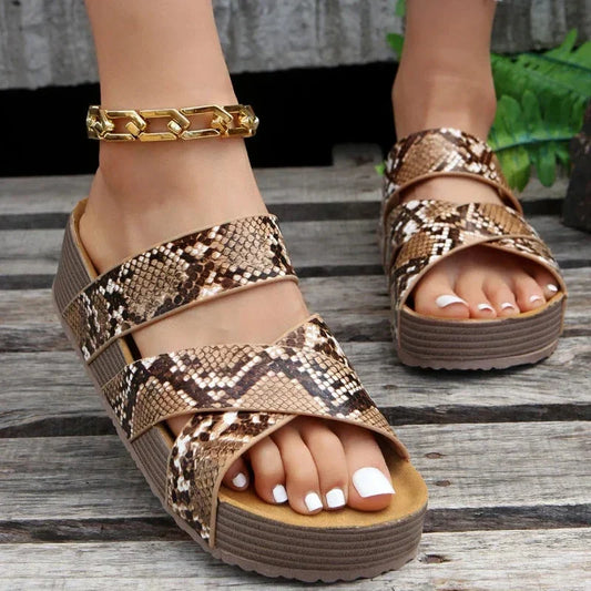 Luna - Orthopädische gewebte Sandalen für Damen
